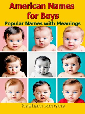 cover image of American Names for Boys